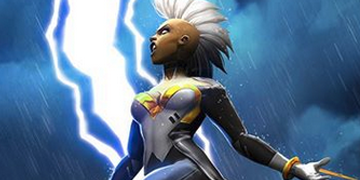A picture of Storm entering The Contest of Champions.