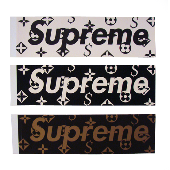 Supreme Playboy Louis Vuitton Box Logo Stickers